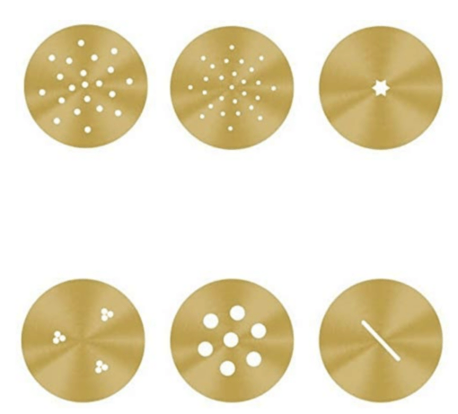 Brass Murukku Maker/Sev Sancha Machine/Chakli Press/Idiyappam Maker with 6 Jali - Image 3